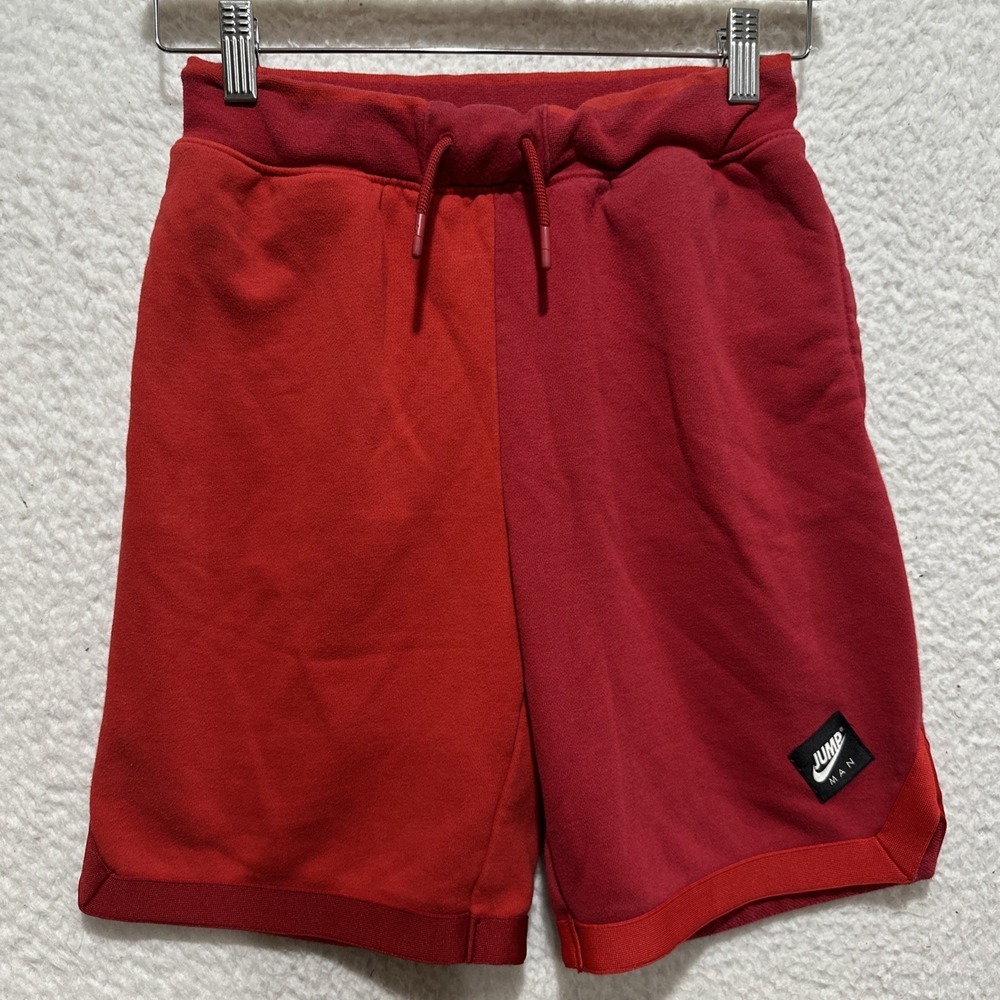 Jordan Jumpman Boys L Two Tone Casual Athletic Sweat Shorts Logo Patch Elastic